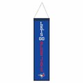 Wraft Fanatics 8 x 32 in. MLB Heritage Slogan Design Toronto Blue Jays Wool Banner 9416648037